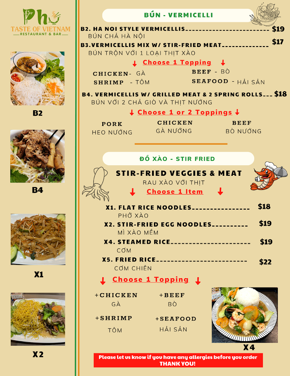 Menu Taste Of Vietnam Restaurant-3