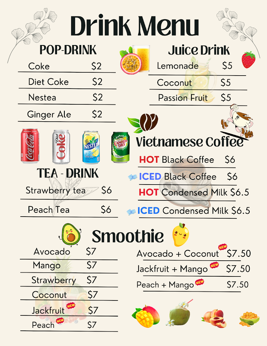 Menu Taste Of Vietnam Restaurant-6